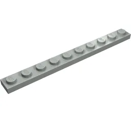 Plate 1 x 10 / Light Gray