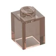 Brick 1 x 1 / Trans-Brown