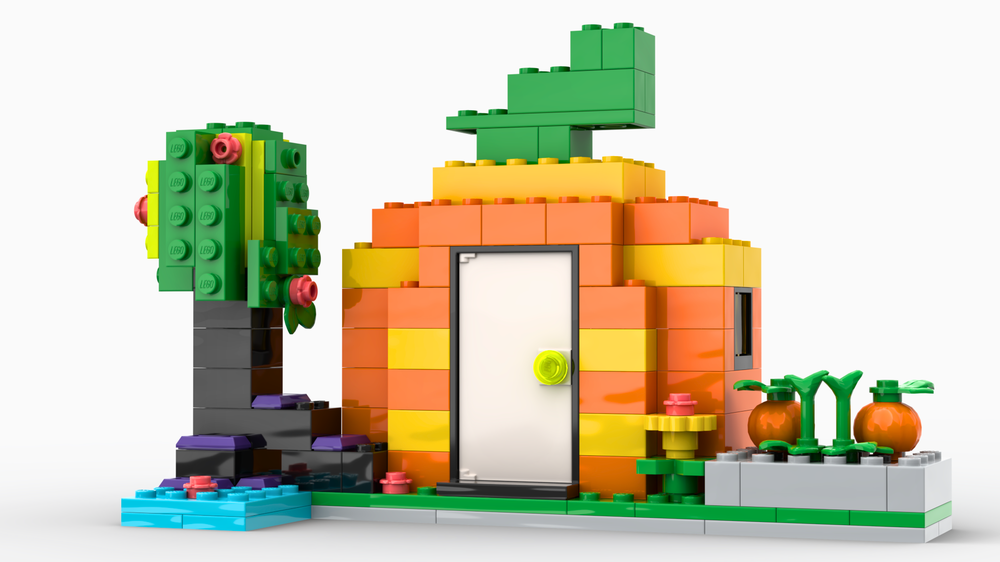 Lego 11022 Minecraft pumpkin farm