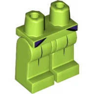 Hips and Lime Legs with Clown Suit, Purple Jacket Ends / Lime