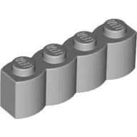 Brick Special 1 x 4 Palisade [aka Log] / Light Bluish Gray