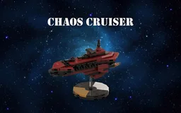 Chaos - Cruiser / Red Corsairs Colour Scheme (Tabletop Scale)