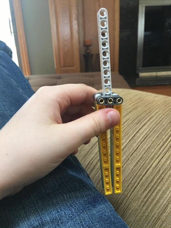 Lego Custom Butterfly Knife