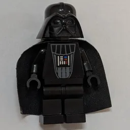 Darth Vader, Light Bluish Gray Skin, Scarred Right Cheek, Eyebrows