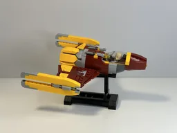Shin Hati's Starfighter minifig scale