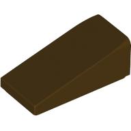 Lego Brick Sloped 18° 2 x 1 x 2/3 / Dark Brown