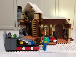10245 Santa's Workshop base plate attachment