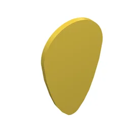 Shield Ovoid [Plain] / Yellow