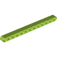 Technic Beam 1 x 13 Thick / Lime