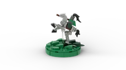 Tiny rohirrim with stand