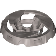 Lego Rim 30 mm with 4 Pin Holes / Flat Silver