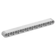 Technic Beam 1 x 11 Thick / Very Light Bluish Gray