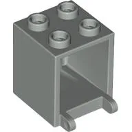 Box 2 x 2 x 2 [Hollow Studs] / Light Gray