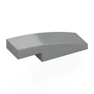 Brick Curved 3 x 1 x 2/3 / Light Bluish Gray