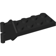Lego Hinge Plate 2 x 4 with Articulated Joint - Male / Black