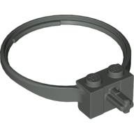 Lego Sports Hoop with 2 Studs and Axle / Dark Gray
