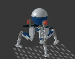Minifig Scale Combat Octuptarra Droid