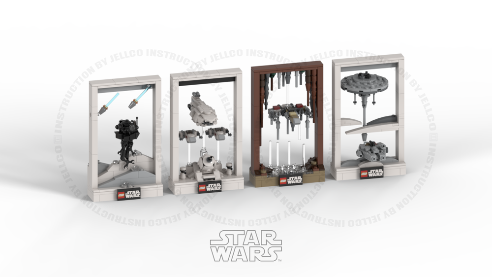 Lego SW Original Trilogy Desktop Poster 3D version : Episode V