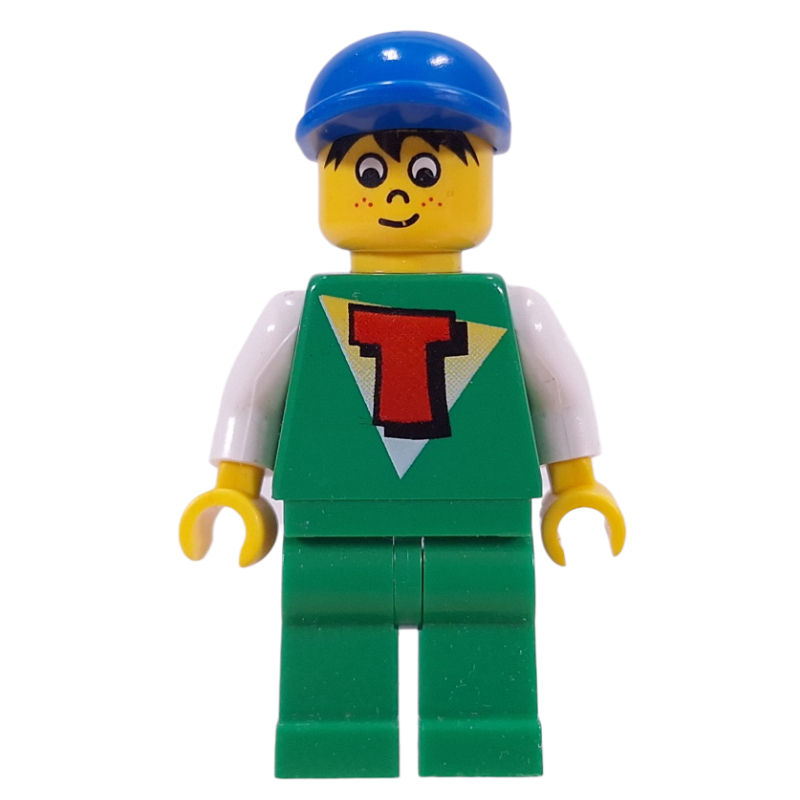 Lego Timmy, Green Legs, Blue Cap