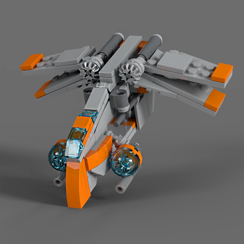 Lego MAAT - Multi Altitude Assault Transport - The Force Unleashed - 1:144
