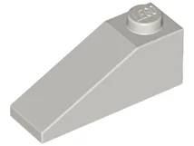 Brick Sloped 33° 3 x 1 / Light Gray