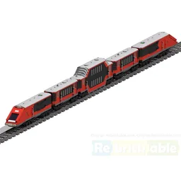 TB-E 1(TrainBricks-Express) Expansion Double-Decker Car