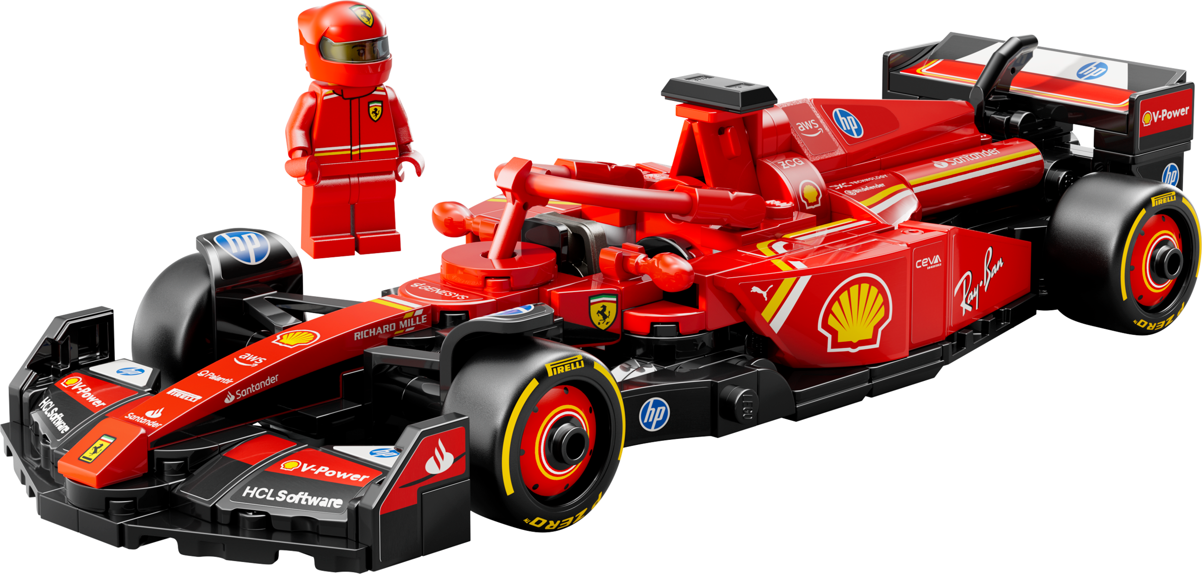 Lego Ferrari SF-24 F1 Race Car