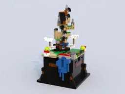 Endless dancing with a castle (LEGO 21305)