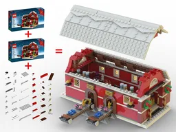 Santa's Workshop Barn - Complete
