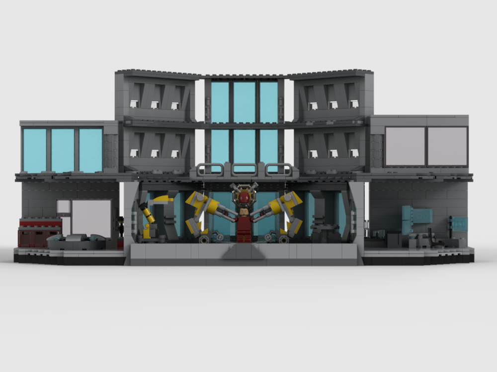 Lego Iron Man Hall of Armor