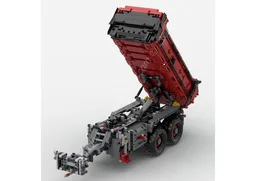 Claas Xerion Tipper Trailer Red