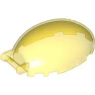 Windscreen 6 x 4 x 2 1/3 Bubble Canopy with Handle / Trans-Yellow