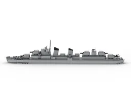 USS Fletcher Destroyer MOC