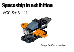 Spaceship in exhibition - MOC 31111