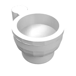 Equipment Cup / Teacup / White