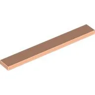 Tile 1 x 8 with Groove / Light Nougat