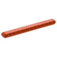 Technic Beam 1 x 13 Thick / Reddish Orange