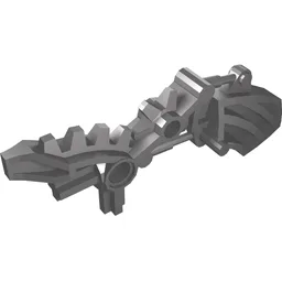 Large Figure Weapon Crush Claw / Flat Silver