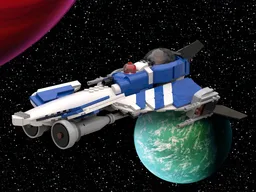 Anakin Skywalker's Azure Angel Modified Delta-7 Aethersprite-class Starfighter