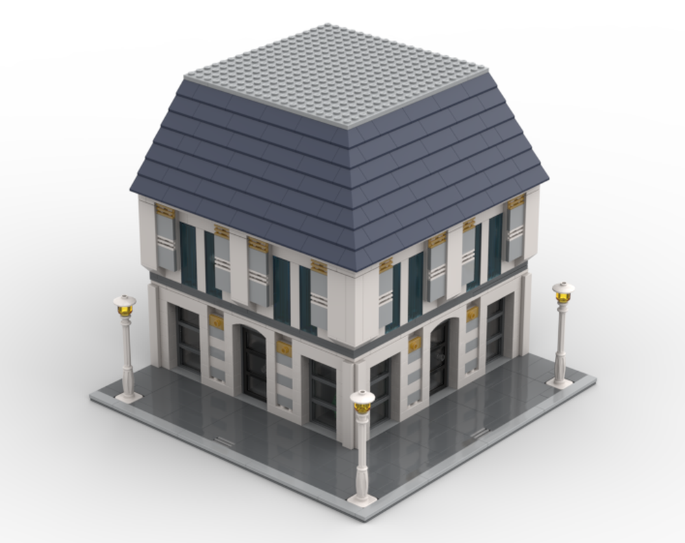 Lego Art Deco Style Bank