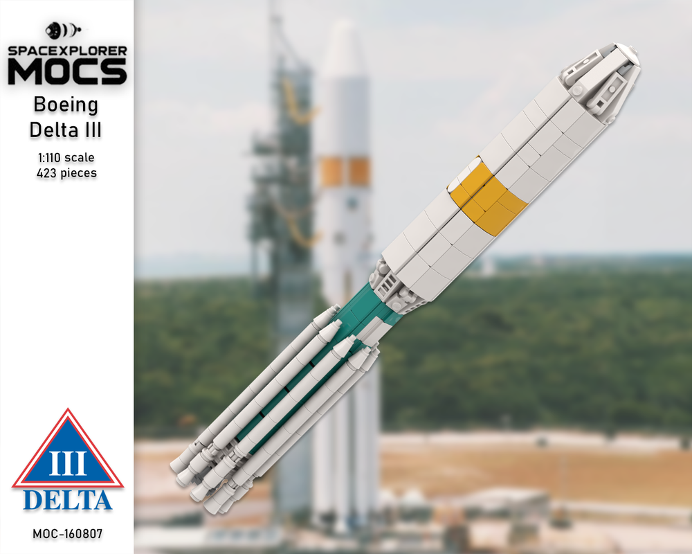 Lego 1:110 Scale Boeing Delta III