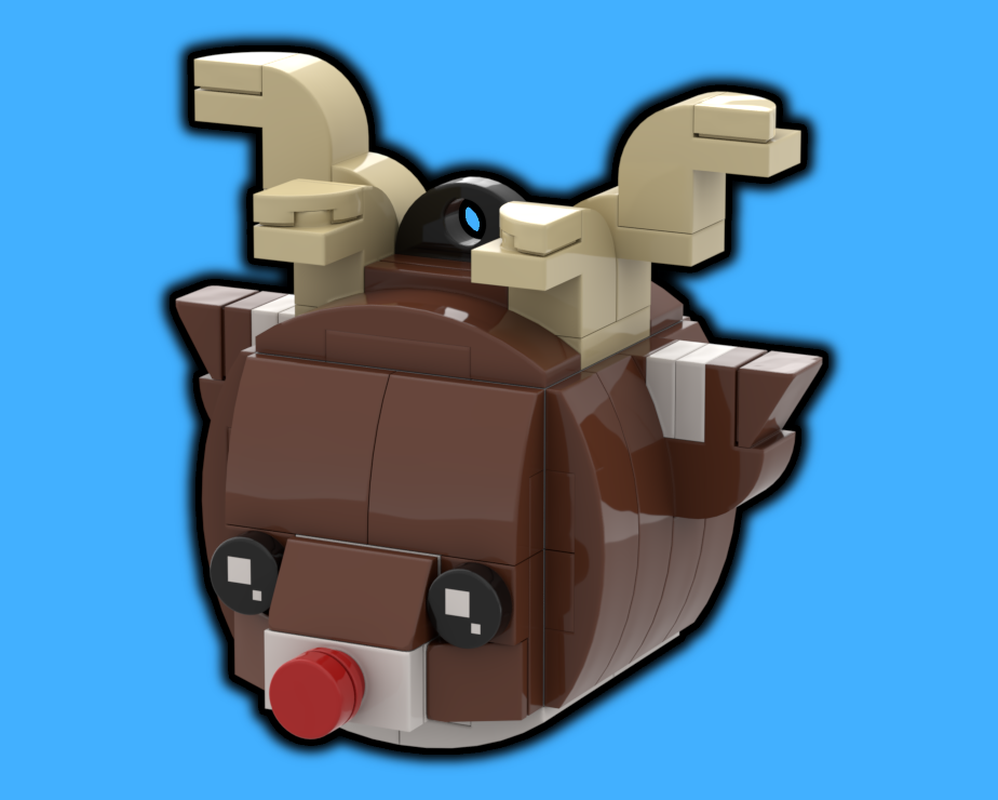 Lego Reindeer Ornament