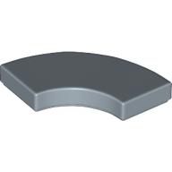 Lego Tile 2 x 2 Curved, Macaroni / Sand Blue