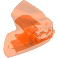 Large Figure Limb Cover, Size 4, Armor with Ball Joint Socket / Trans-Neon Orange