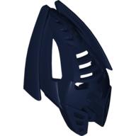 Lego Large Figure Mask Kraahkan, 6 hole chin / Pearl Black