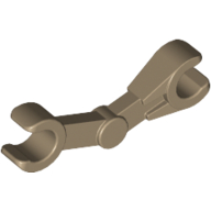 Lego Arm Mechanical with 2 Clips [Battle Droid] / Dark Tan