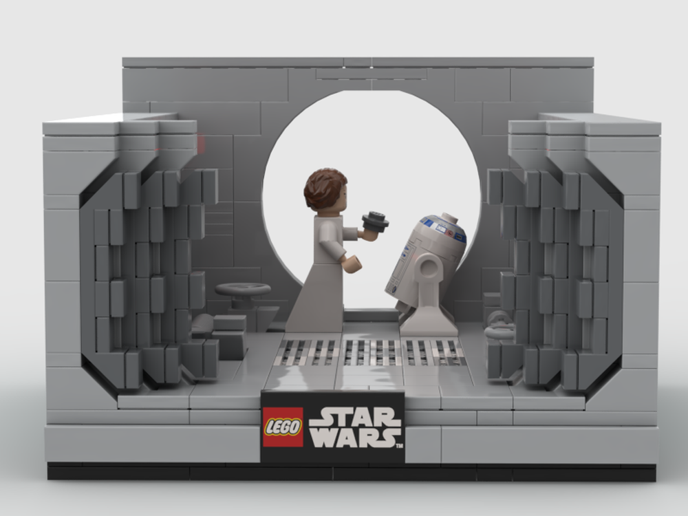 Lego New Hope - Leia and R2-D2