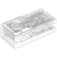 Light Brick 2 x 4 [Red LED] / Trans-Clear