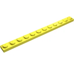 Plate 1 x 12 / Bright Light Yellow