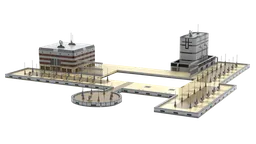Dexter's Diner hub (outside) from LSW: The Video Game